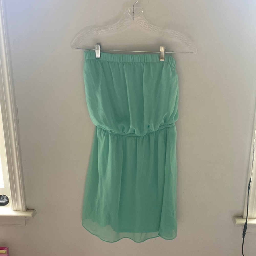 Express dress light green